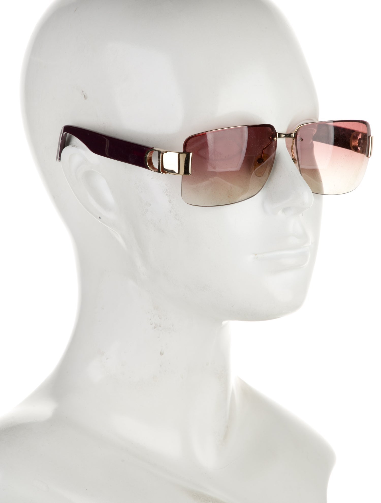 Christian Dior Square Gradient Sunglasses